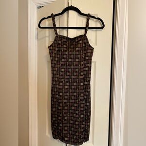 Hippie Rose Black Sheath Mini Dress Spaghetti Strap